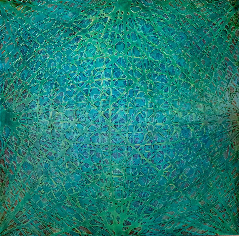 Untitled, Hoffman, oil on canvas, 36 x 36 inches, 2006